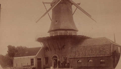 Toen & Nu: ‘Stelling-oliemolen van Verloop’