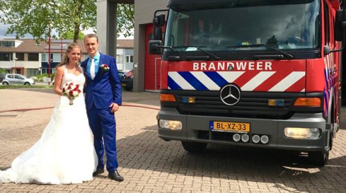 Trouwerij bij brandweer noord