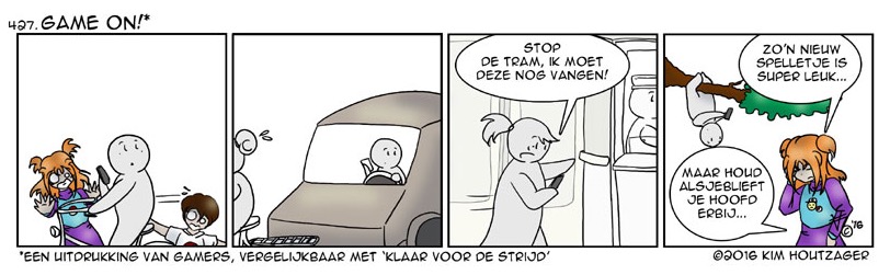 De strip van Kim Houtzager