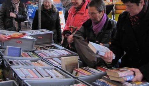 Boekensale in de bibliotheek