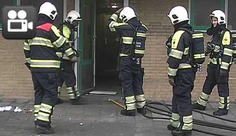 Brand in appartement aan de Markt in centrum Nieuwegein