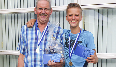 Hans en Gregory Koolwijk winnen doublette club kampioenschap