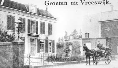 Toen & Nu: ‘Het oude postkantoor aan de Dorpsstraat in Vreeswijk’