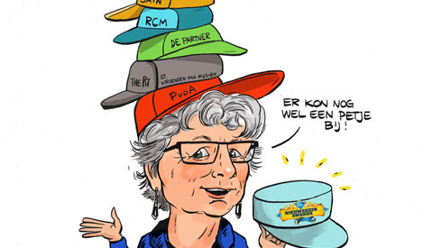 PENTekening: ‘De petten van Rita Vermeulen’