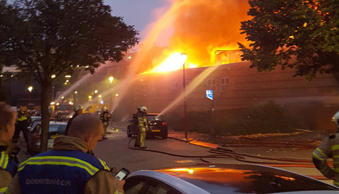 Brand partycentrum aan de Erfstede niet aangestoken
