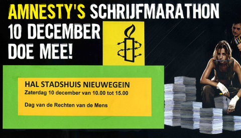Amnesty Schrijfmarathon
