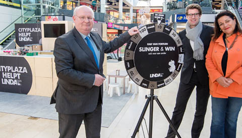 Winkelcentrum Cityplaza haalt ruim 4.300 Euro op voor LINDA.foundation
