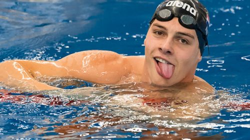 Jesse Puts van van Aquarijn pakt titel op de 50 meter tijdens NK zwemmen