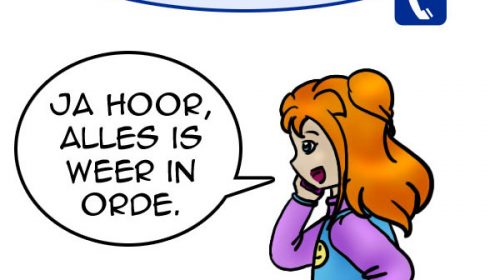 De strip van Kim Houtzager