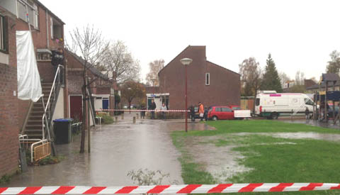 Waterleiding gesprongen op de Citadeldrift