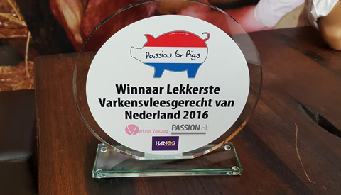 Studenten ROC Nieuwegein winnen wedstrijd ‘Het lekkerste varkensvleesgerecht van Nederland 2016’
