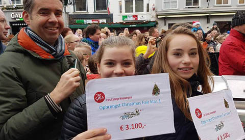 Cals College Nieuwegein haalt € 3.100 op voor Serious Request