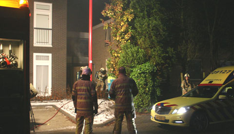Woningbrand aan de Kruyderlaan en het Thorbeckepark