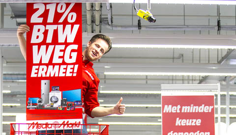 BTW Weg Ermee-actie van start bij Media Markt Nieuwegein