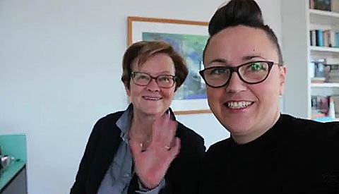 Vlogster Dagmar van Amerongen op bezoek bij het 4/5 mei comite Nieuwegein