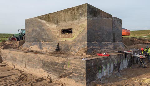 Beleef eerste verplaatsing kazemat