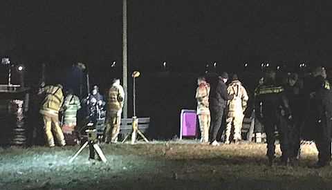 Mogelijke persoon te water niet gevonden