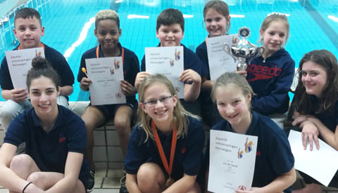 Geslaagd weekend voor de schoonspringers van Zwemvereniging Aquarijn