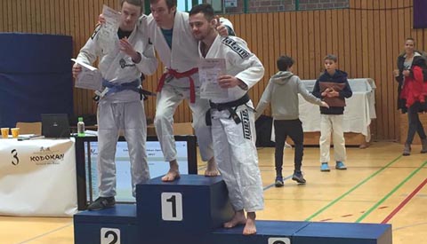 Goud en Brons voor Brian Frowyn op de Internationale Kodokan Open JiuJitsu