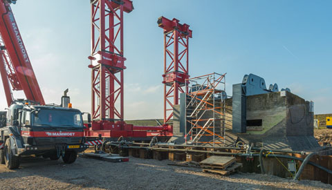 Technische uitdagingen voor verplaatsing kazemat op 22 februari 2017