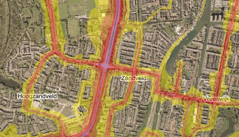 Geluidsschermen langs Zandveldseweg en ’s- Gravenhoutseweg