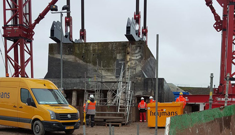 Video: Kazemat Vreeswijk-Oost arriveert ongeschonden op zijn nieuwe plek