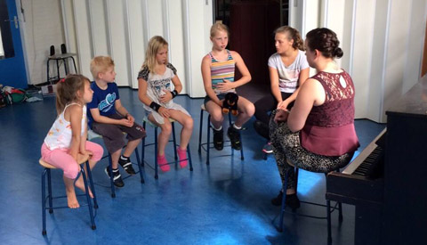 Nieuwe groepsles bij Muziekfabriek Nieuwegein