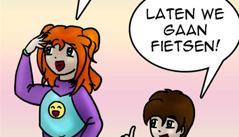 De strip van Kim Houtzager