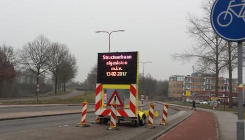 Fietsersbond Nieuwegein: ‘Fietsersinformatie Structuurbaan ronduit belabberd!’