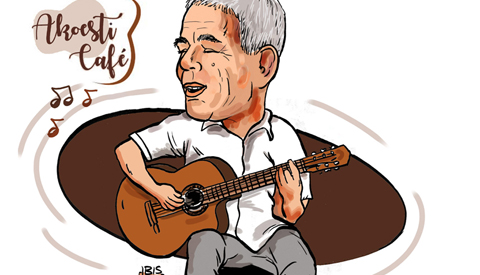 PENTekening: ‘Martin B. Kaufmann in het AkoestiCafé’