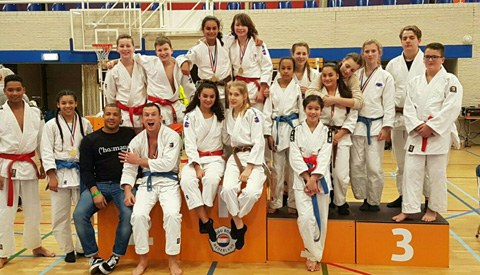 Succesvol Nederlands Kampioenschap jiu-jitsu voor BSPHolland