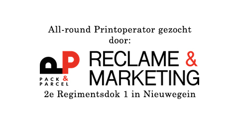 Pack & Parcel zoekt een All-round Printoperator (M/V)