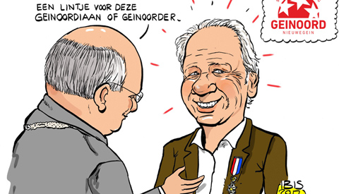 PENTekening: ‘Lintje voor de heer van Vliet’