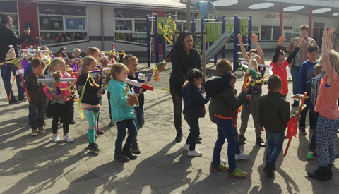 Palmpasenoptocht Lucas Galecop