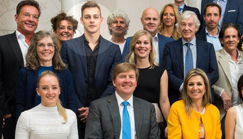 Jesse Puts van ZV Aquarijn uit Nieuwegein aanwezig tijdens ‘uitblinkerslunch’