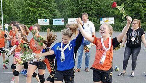 D1 Handbalvereniging Nieuwegein kampioen