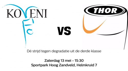 Koveni speelt zaterdag dé strijd tegen degradatie uit de derde klasse