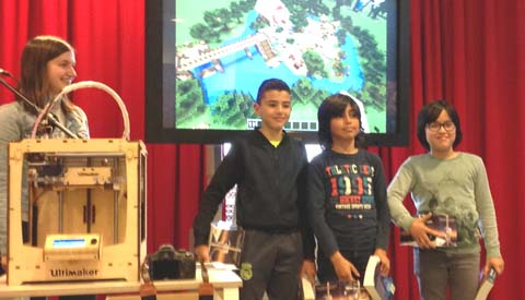 Dimar, Kaan en Ayoub zijn de winnaars van Project HAPPY @ Nieuwegein met ontwerp speeleiland