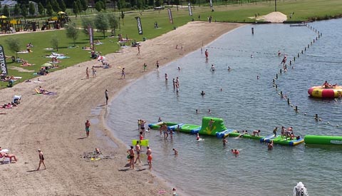 Provincie Utrecht: ‘Het is veilig zwemmen in plas bij Down Under’