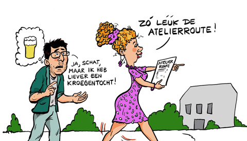 PENTekening: ‘De derde KunstGein Atelierroute’