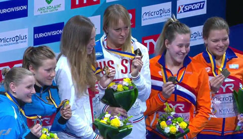 Brons voor Daphne Wils op EK schoonspringen