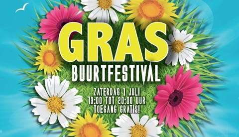 Gras Buurtfestival in Batau