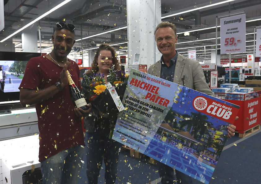 Verfrissend martelen lokaal Media Markt Nieuwegein verrast prijswinnaar dagwinnaar 60 Dagen Geluk - De  Digitale Stad Nieuwegein