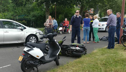 Raadsleden getuigen van ongeluk op de Jutphasestraatweg