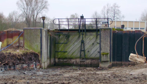 Rondleiding werkzaamheden bouw 3e sluiskolk