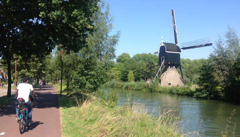 Fietstocht met dichter Ton de Gruyter