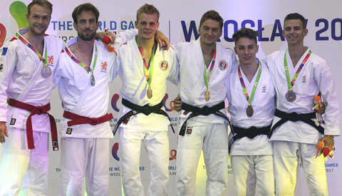 Zilver voor Jiu-Jitsuers van BSP Holland/De Mix uit Nieuwegein op de World Games 2017