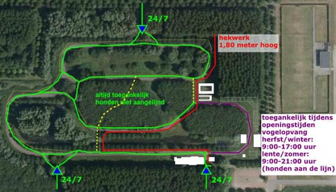Vestiging vogelopvang op voormalige wielerbaan