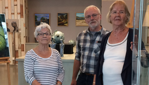 Nieuwe expostie KunstGein Podium in het Atrium van het Stadshuis