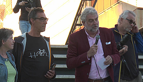 Fietsnet Nieuwegein feestelijk in gebruik genomen met Color Bike Tour